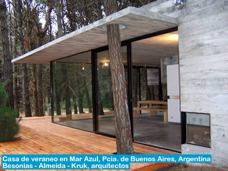 Casa de veraneo en Mar Azul, Pcia. de Buenos Aires, Argentina / &nbsp;Besonias - Almeida - Kruk, arquitectos